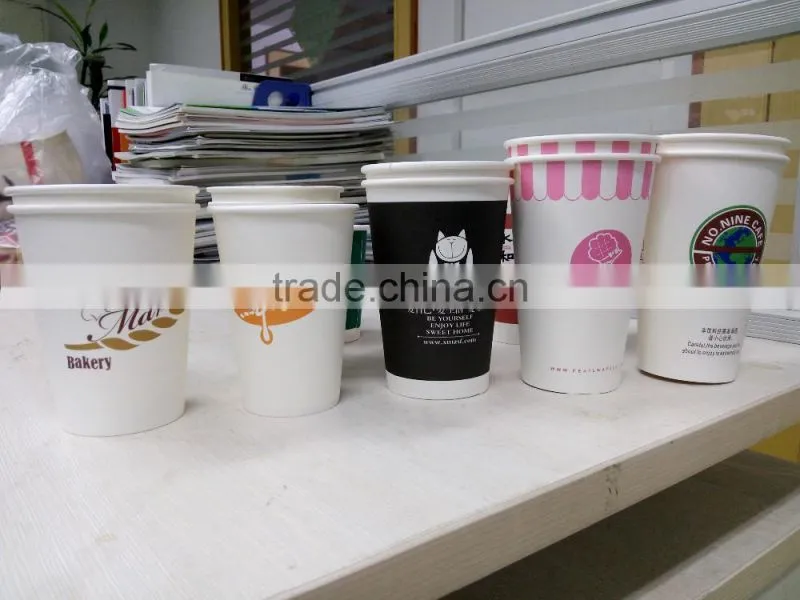 Disposable paper cups