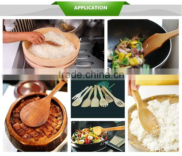 Custom Kitchen Eco-friendly Bamboo Natural Spatula Rest