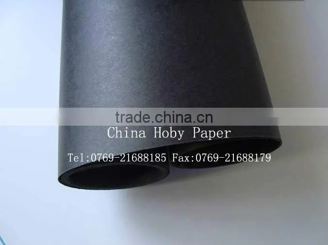 Black kraft paper