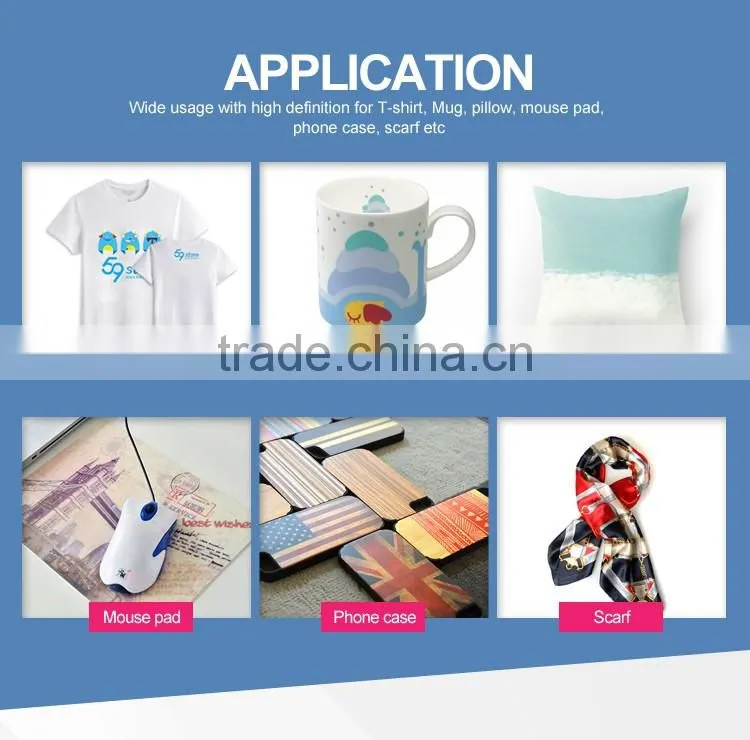 high transfer rate sublimation transfer tacky paper