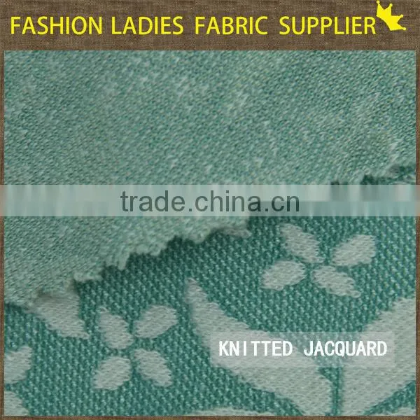 NEW ARRIVAL FALL T/PS 97/3 LADIES BASE SHIRT GARMENTS DRESS KNITTED JACQUARD FABRIC