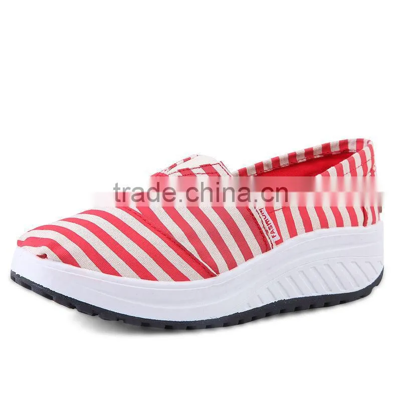 fashion women canvas shoes casual tone skylar clog, high quality girls casual shoes canvas can give shoe sample
