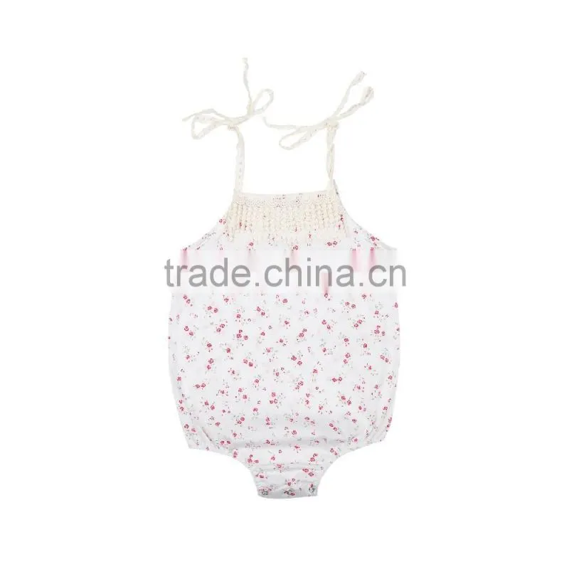 organic baby clothes baby products wholesale baby onesie floral lace romper
