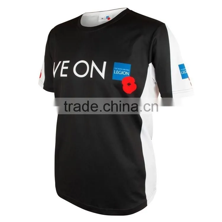Dry Fit and high quality sublimation print running t shirt