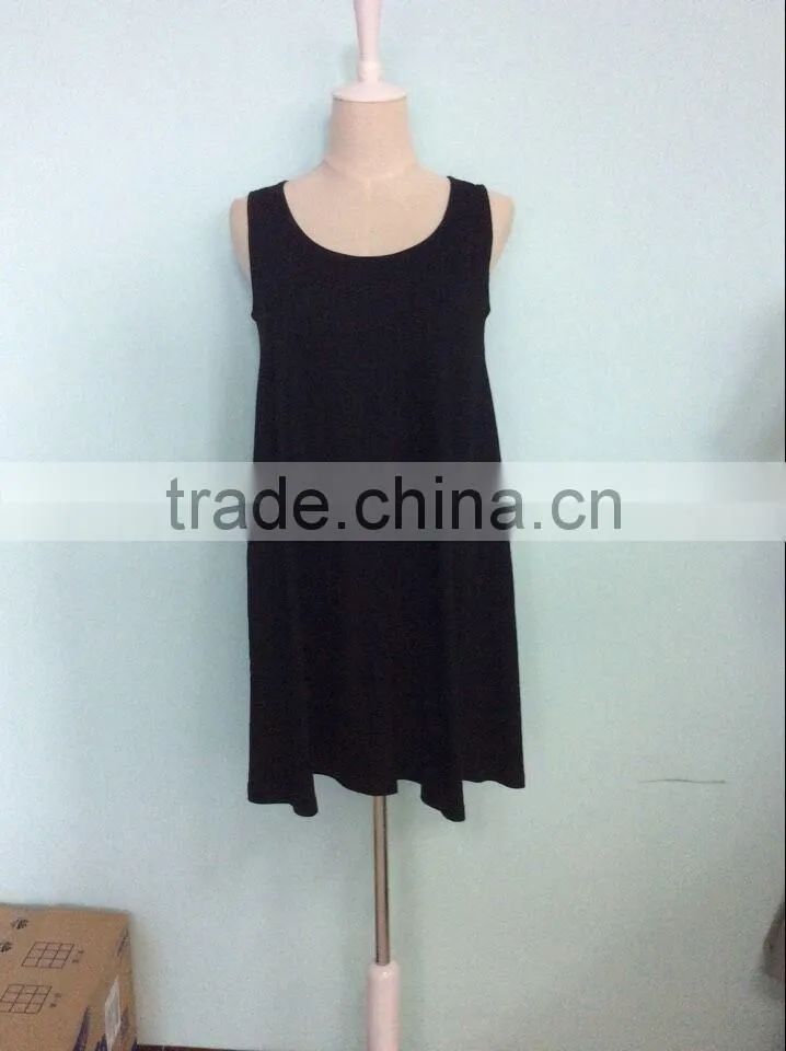 2016 hot sale black ladies skirt for summer made in China wholesale