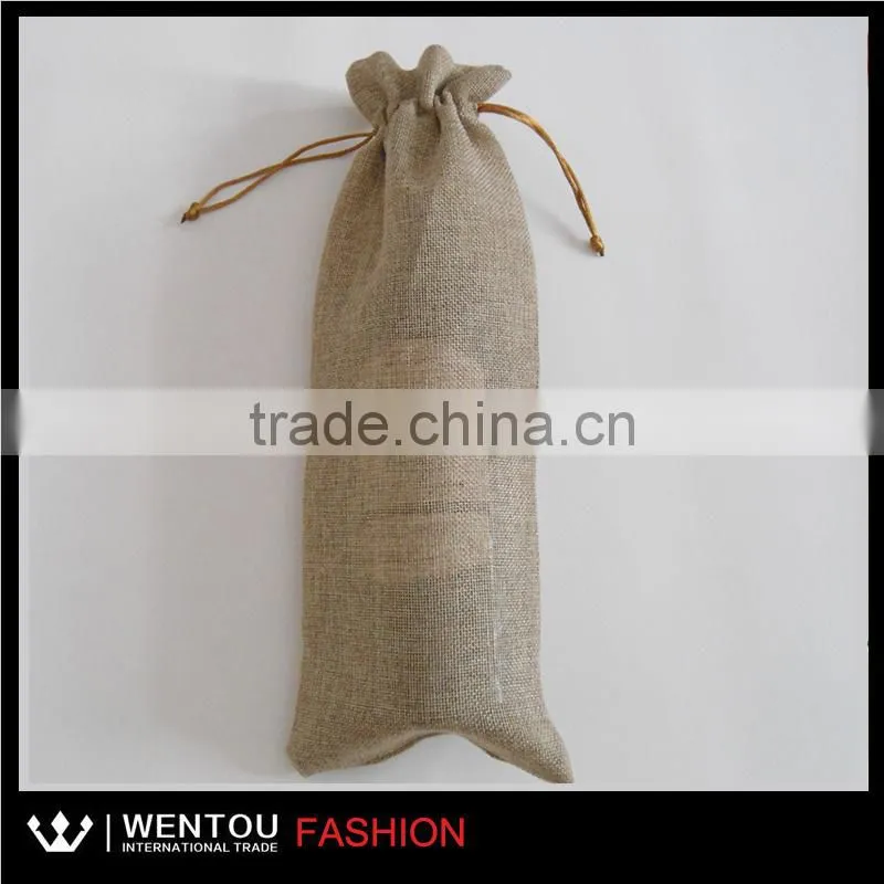 New arrival burlap wholesale wine bags