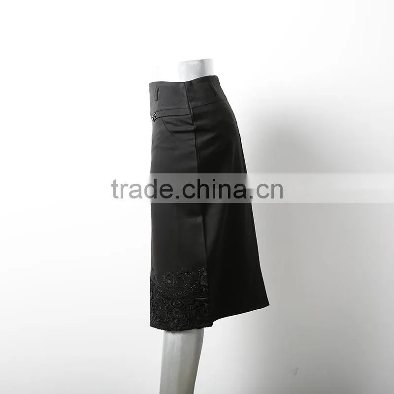 new design high waist narrow fancy skirt
