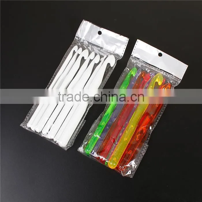 China Wholesale At Random 12mm - 3mm Plastic Knitting Needles