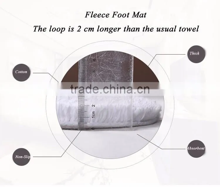 Bath mat non slip floor mat bath rug set 100% cotton