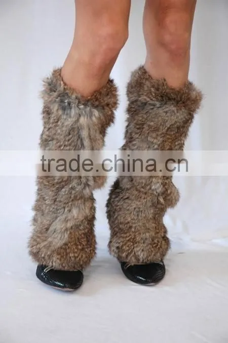 YR853 fashion real rabbit fur headwear ear muffs