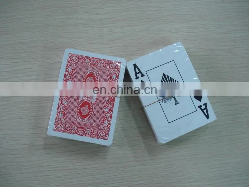Jumbo index plastic playing cards