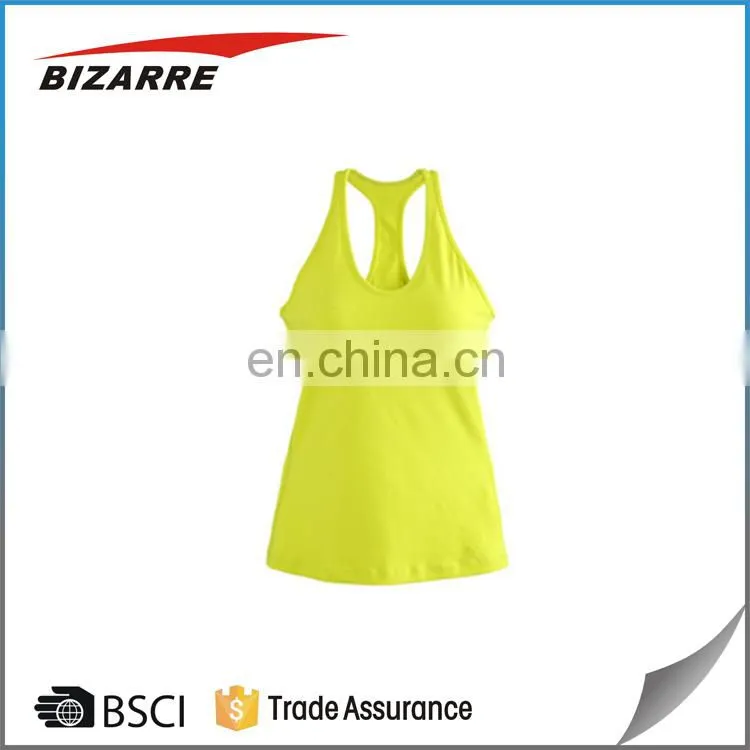 New custom logo top tank women moisture wicking