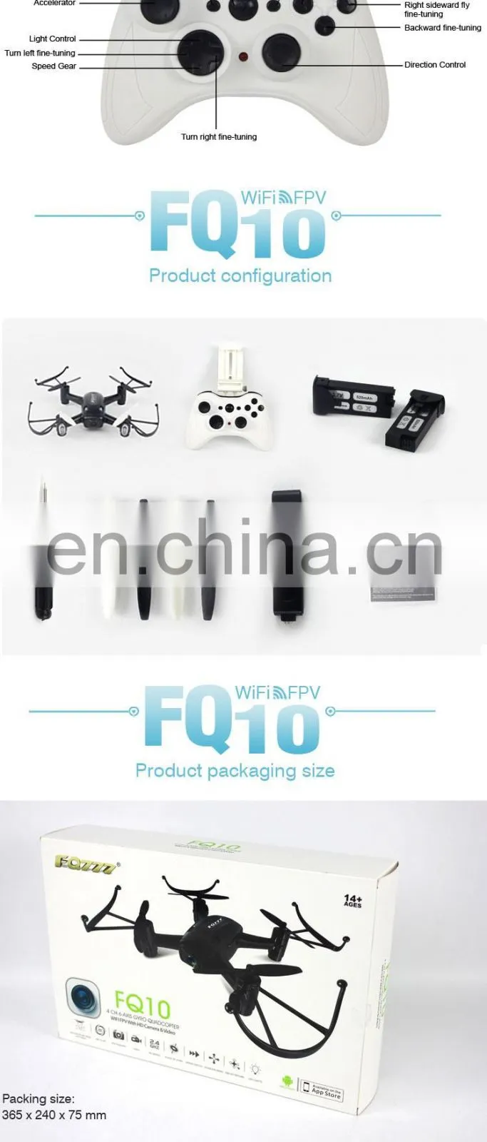 Hot Selling FQ10 Drone with HD Camera