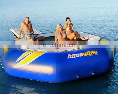 Lake Inflatable Floating Water Slide for Water Park