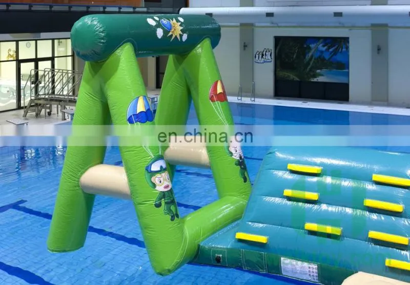 HI crazy pool games giant inflatable water park slides for sale