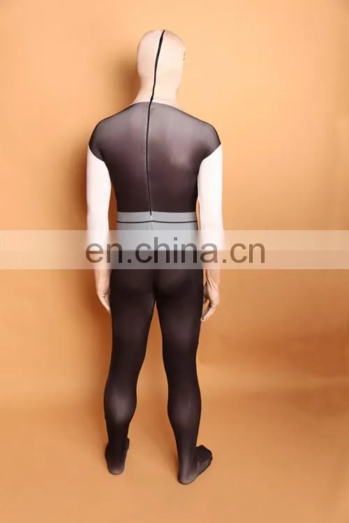 Unisex Lycra Full Body Transparent Breathable Party Cosplay Zentai Costume