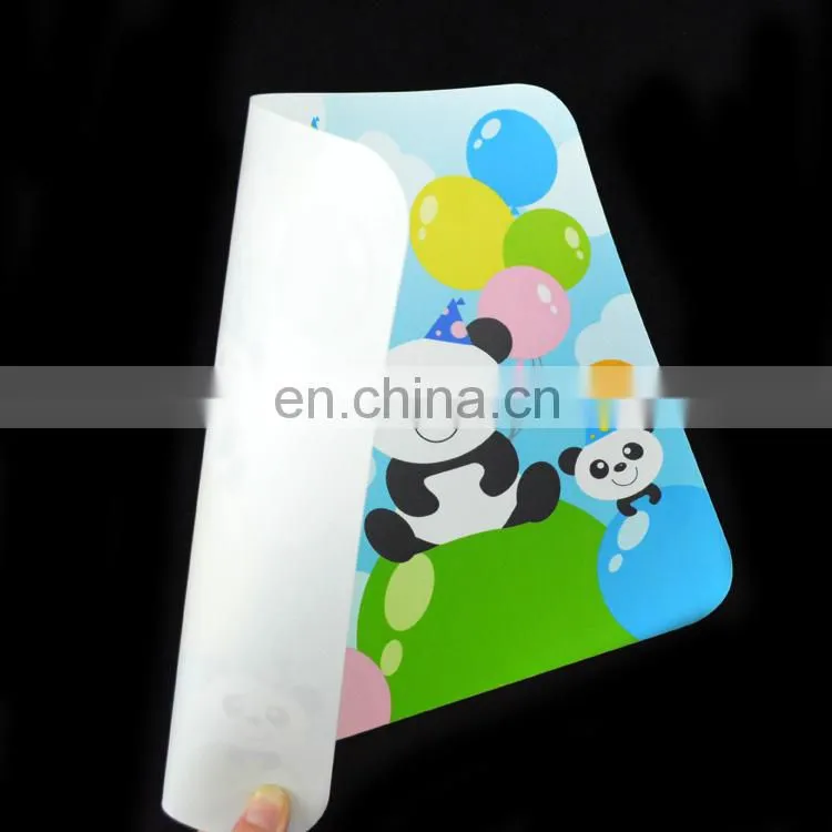 custom kid plastic table mats