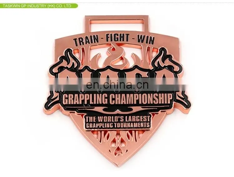 Promotional cheap customized your own design gold brass souvenir award sport medal