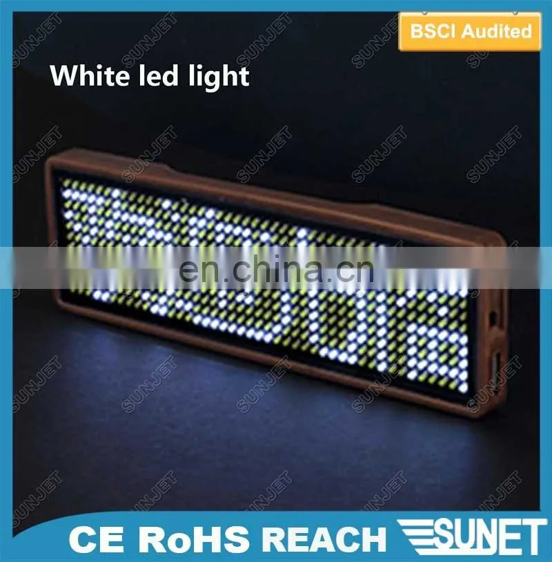 Alibaba Express Led Scrolling Message Display Lapel Pins Flower