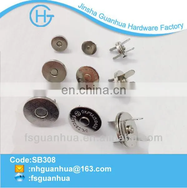 2014 18mm slim magnetic button bag button China button