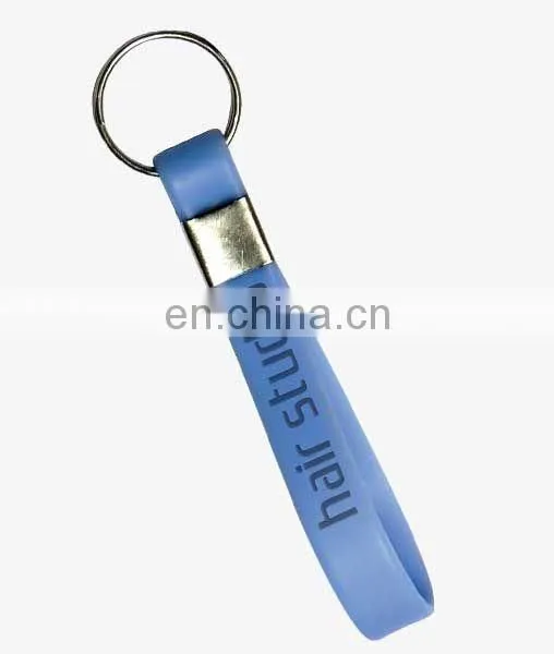 the Cheapest custom silicone band key ring