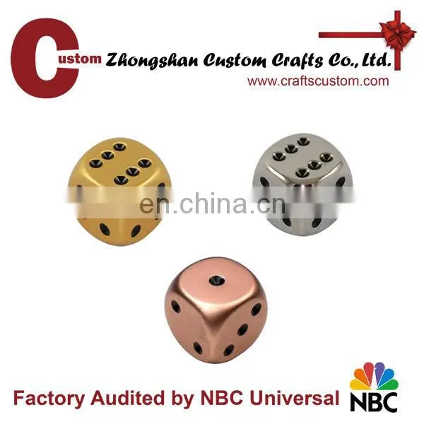 Popular in 2017 metal color custom 20 face dice