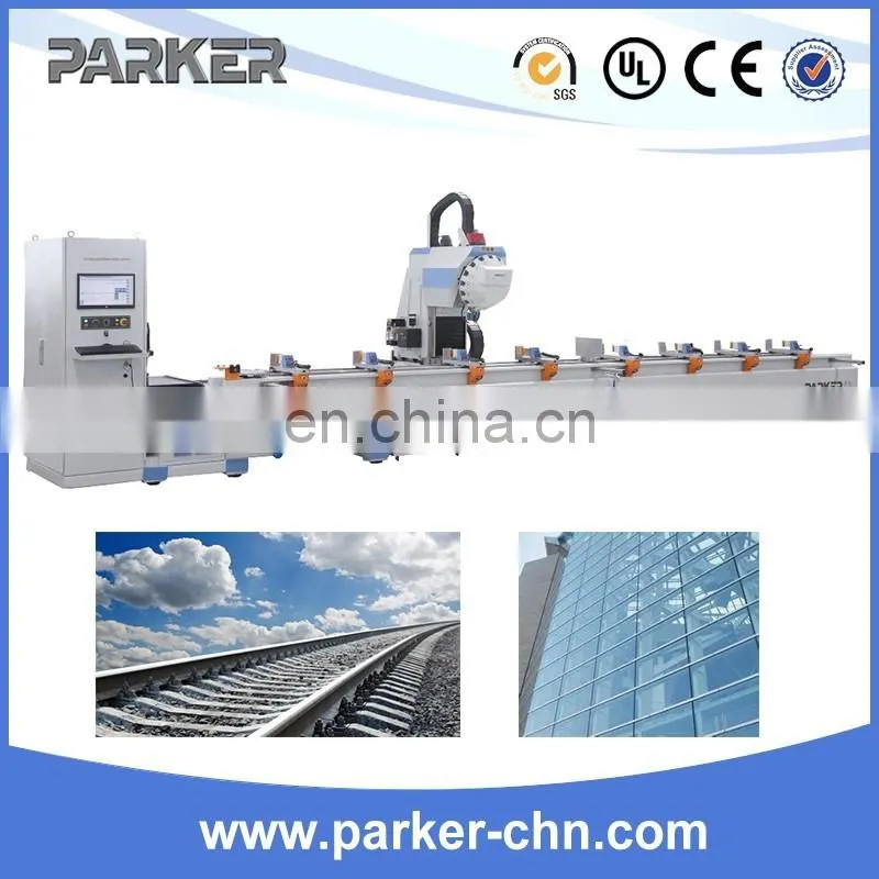Aluminum Profiles 4 Axis CNC Machining Center With Germany PA System