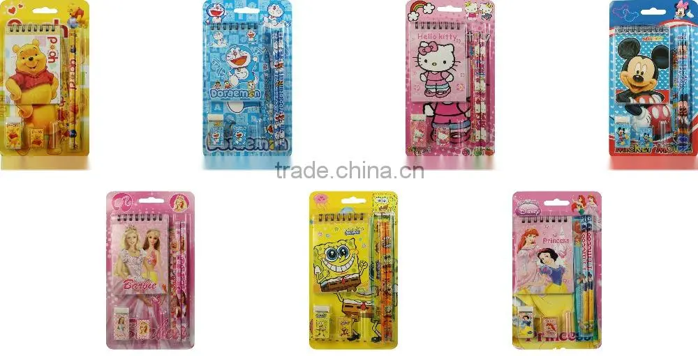 Lovely Design back to school stationery set conform to EN71 1411006