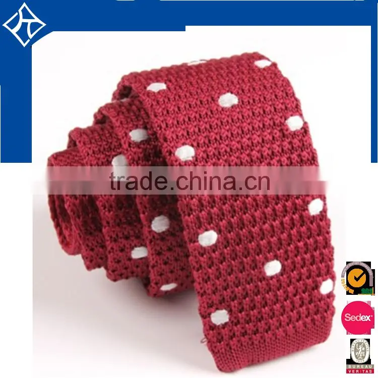 2016 New Coming Custom Design Striped Knitted Necktie