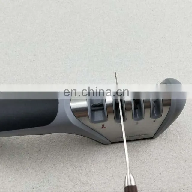Wholesale High Quality Professional Manual 4 Stage Kitchen Knife Sharpener For Knife And Scissors