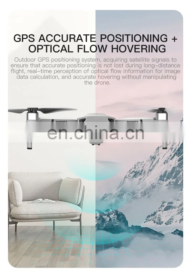 Hot Sale Dron Gps Wifi Drone Dual Optical Flow Rc Yuntai Aerial Photography Kf102 With 4k Camera For Video Recording