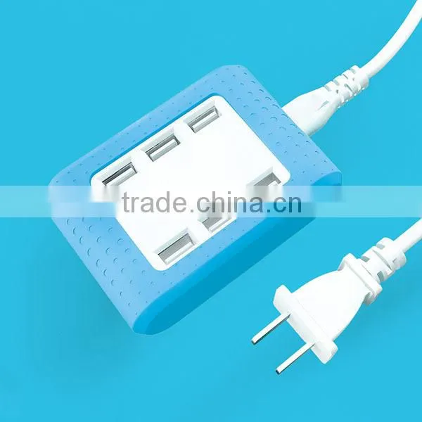 6 Port Multiport Adapter Universal USB Power Charger