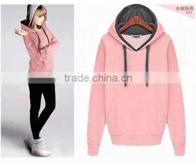 wholesale plain hoodie with printing hot sale in China from professional knitting factory in Nanchang