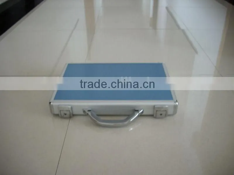 hot sale blue aluminum portable briefcases