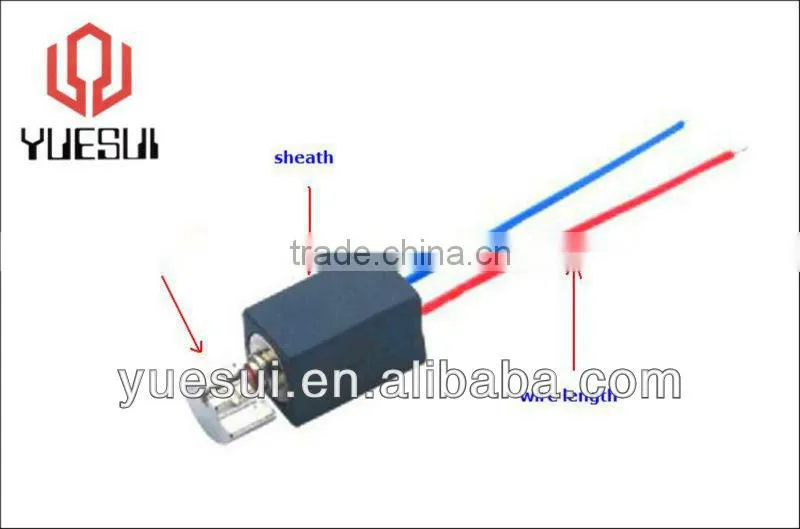 4mm coreless 3.0v dc motor for mobilephone, small toys
