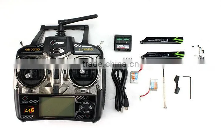 WLtoys New Product V955 4CH Flybarless Mini RC Helicopter RTF Flybarless wl rc helicopter