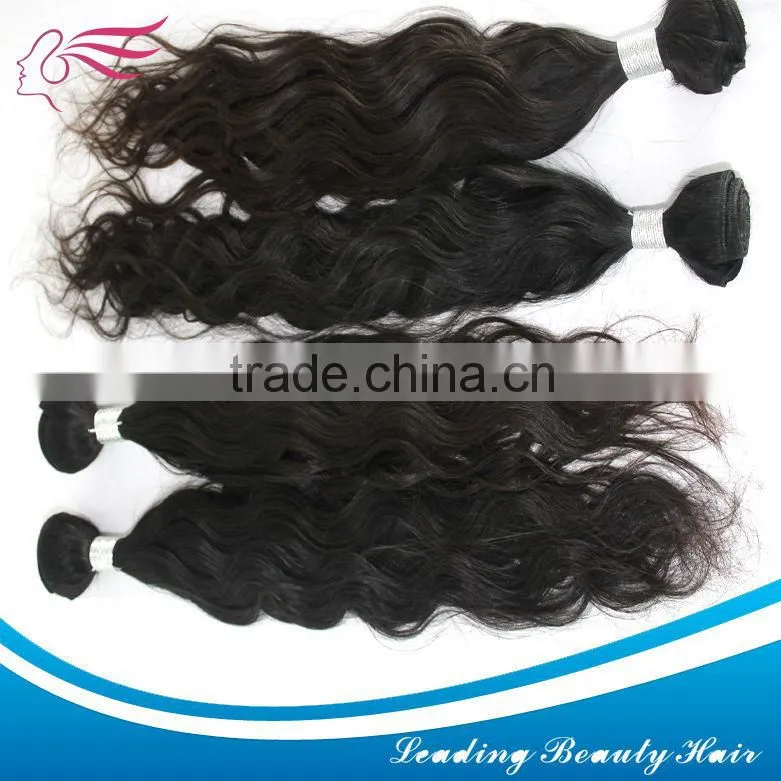 100% human hair weft extention in two colors