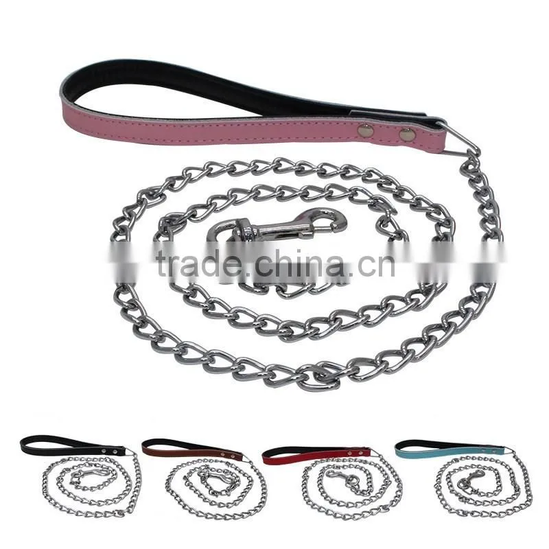 Wholesale gold leather warhead pet collar litchi grain dog collar