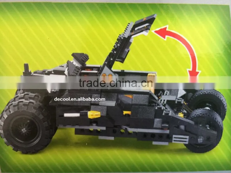 Decool Super Hero Series 7105 Batman Tumbler Batmobile With Joker Bricks Toys
