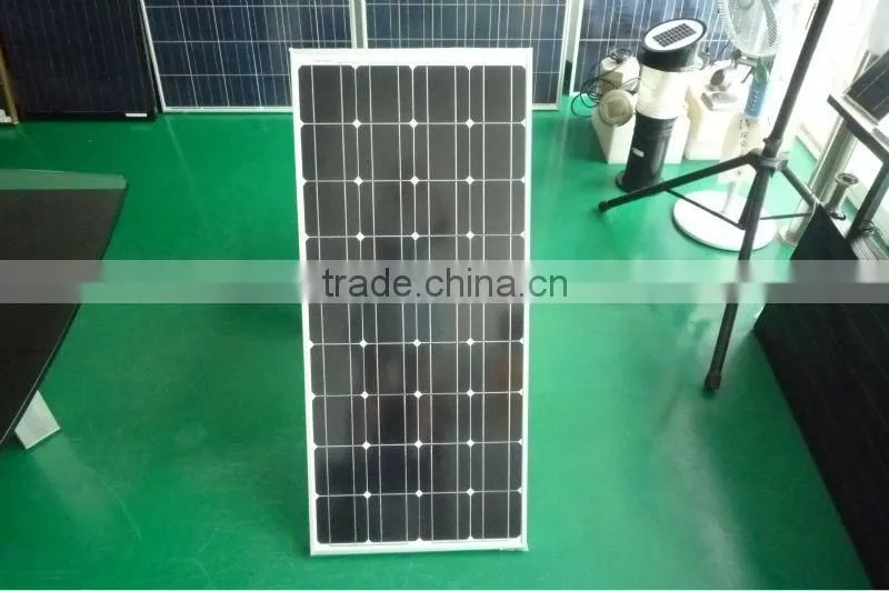 Hot sale ! 12v mono panel solar 100w from solar manufacturer