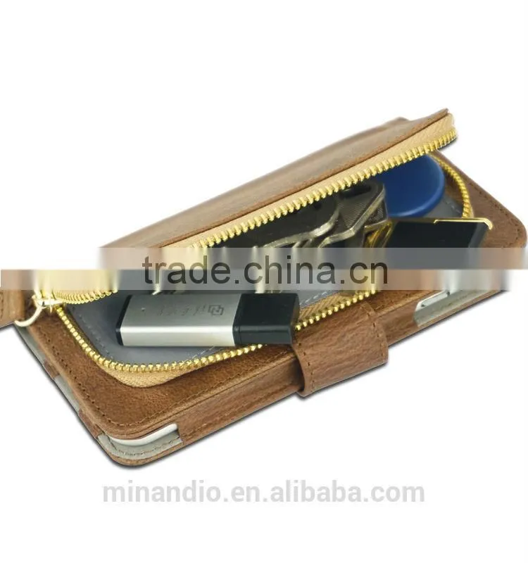 Superior quality mobile accessories for iphone 6 genuine leather case