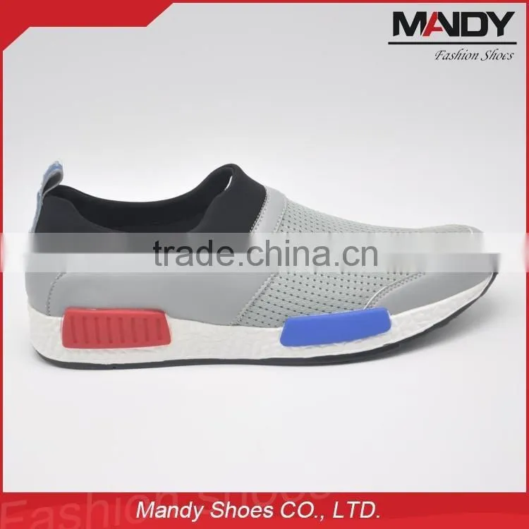 Wholesale custom colorful rubber sole loafer sports shoes men