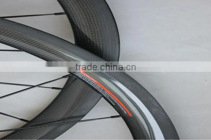 Miracle carbon wheels tubular 38mm 700C rims 3K-clear coating road wheelsets MT-38T