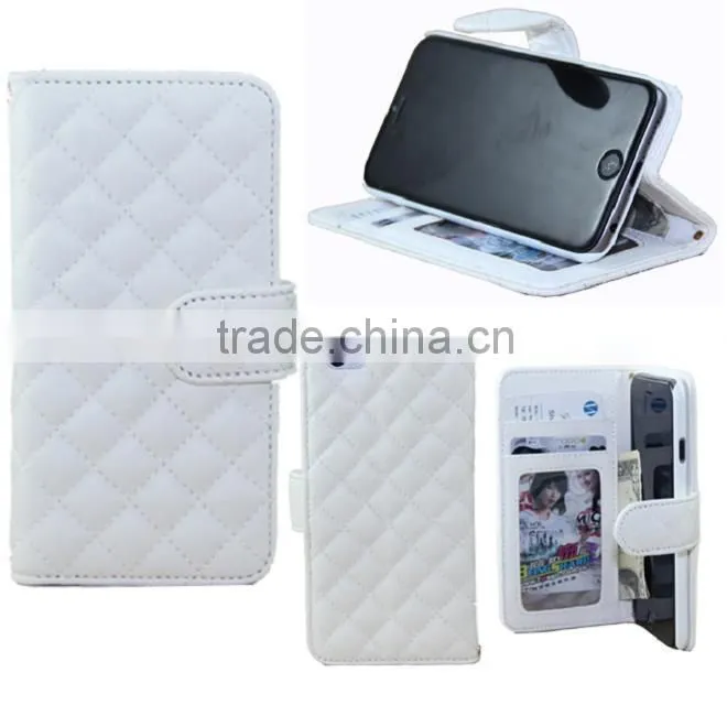 Leather smart folio case for iphone 6 Flip leather case