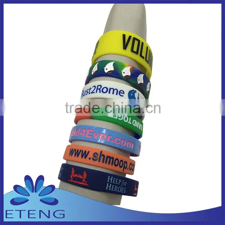 2016 new promotional silicone wristband for give away