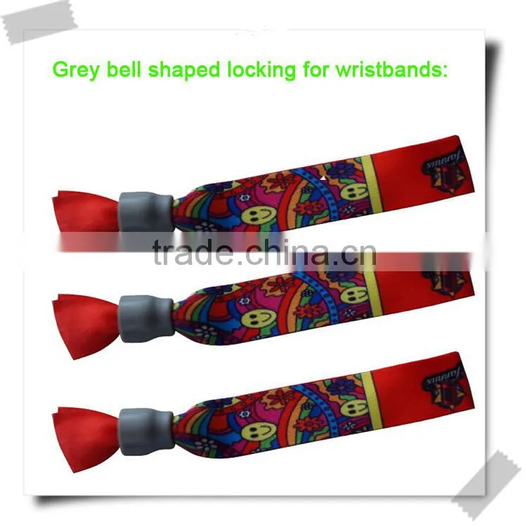 Fashion personalized woven fabric bracelets/music festival fabric wristband woven bracelet