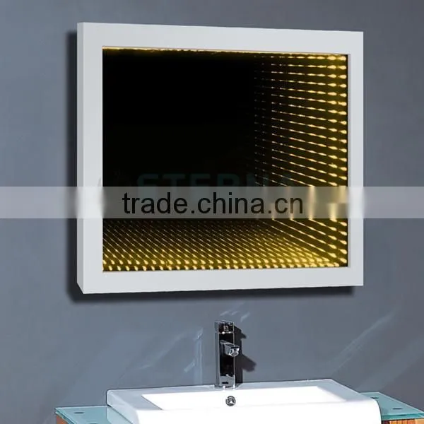 colorful infinity bathroom mirror