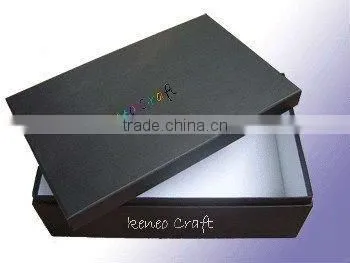 High quality black cardboard box