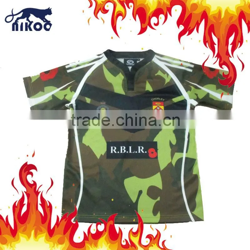 HOT SALE! High quality sublimated authentic rugby jerseys