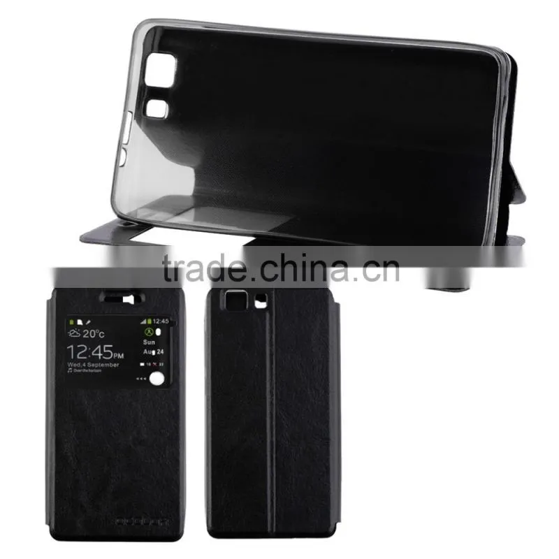 PU Leather Case Cover Housing Magnetic Flip Black for DOOGEE X5/X5 PRO Wholesale